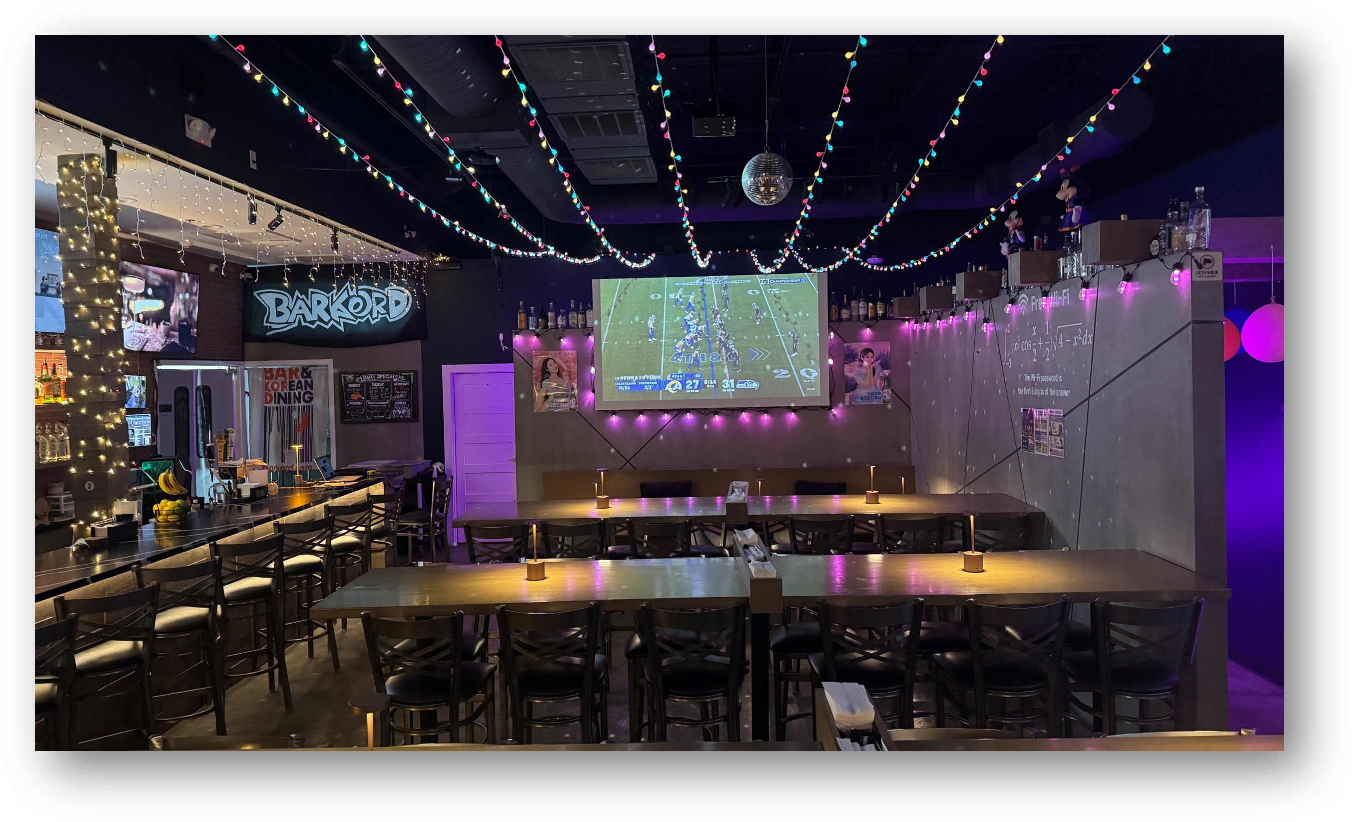 Open space at Bar.Kor.D for large groups